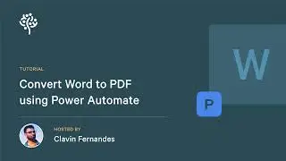 How to convert Word to PDF using Power Automate