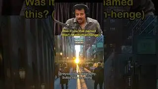 Why Neil DeGrasse Tyson named Manhattanhenge #shorts #joerogan #jre