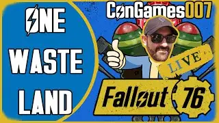 Fallout 76 One Wasteland Live Stream - Daily Ops - Bloodied Build