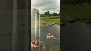 Горячий сероводородный источник, фонтан 