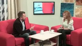 Митя Дробот (телеведущий) - интервью с певицей ЛиЛу в программе "Деловое Утро"