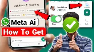 How To Get Meta Ai On Whatsapp | Whatsapp Meta Ai Not Showing | Whatsapp Meta Ai Update 2024