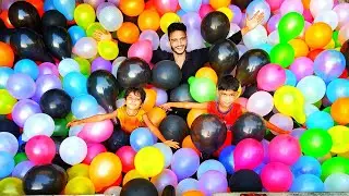 BALLOON POPPING | Popping 1000 Balloons - Yes We Are Mad😎