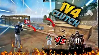 1v4 clutch in CS rank 📱🥶.