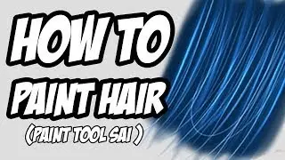 ( Tutorial ) Como fazer cabelos ( Paint tool sai )