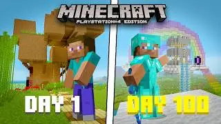 100 Days In Minecraft PS4 Legacy Console Edition