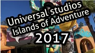 Universal Studios Islands Of Adventure (2017) Full Park Tour.