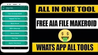 Free AIA WhatsApp Tool | All In One whatsapp Tool App | Free Aia Makeroid | Helping Zone