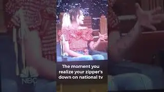 Miley Cyrus zipper down on Jimmy Fallon