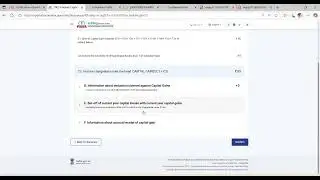 Short-Term Captial Gain related error BFLA in ITR-2