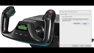 FS2020: How to add a 'Calibration' Option for your Logitech Flight Yoke System - Works great!