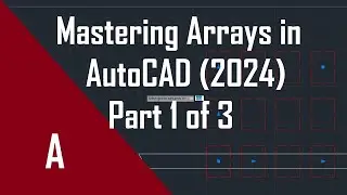 How To Use The Array Command in AutoCAD (Part 1)!