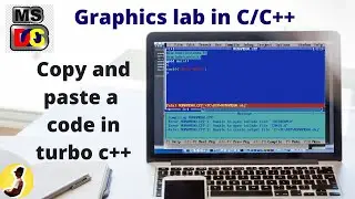 How to copy-paste a code in turbo c++ compiler