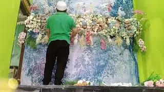 dekorasi tunangan minimalis menuju akad nikah #wedding #dekorasi #engagement