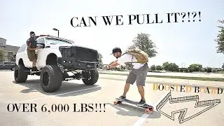 CAN WE PULL A 6,000 LB TRUCK?!