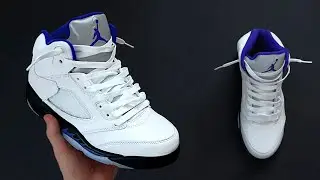 How To Lace NIKE AIR JORDAN 5 LOOSELY | Lace style