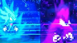dark sonic vs solaire《speed animation》