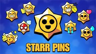 Starr Pins!! Brawl Stars