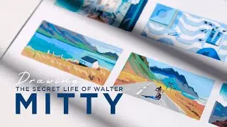 Drawing The Secret Life of Walter Mitty | Posca Acrylic Marker