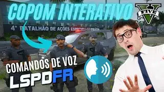 RÁDIO COPOM INTERATIVO | COMANDOS DE VOZ NO GTA5 - LSPDFR