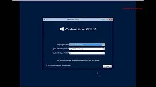 Installation of Windows Server 2012 R2