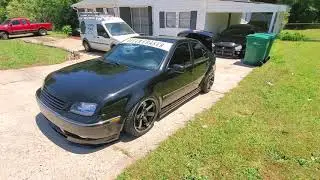 jetta mk4 fresh new paint before upgrades