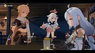 genshin impact serving tea for shenhe