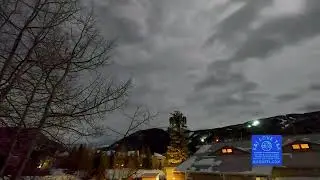 Full Moon-rise over Keystone Colorado time-lapse