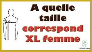 A quelle taille correspond xl femme