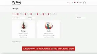 Group Search Based on Group Types - BuddyPress Create Group Type. Update for BuddyPress 7.1. 2021