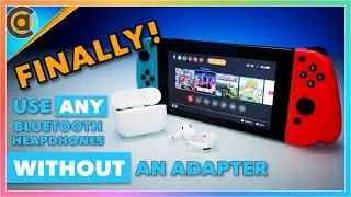 HOW TO use ANY Bluetooth headphones on the Nintendo Switch OLED WITHOUT an adapter AirPod pro