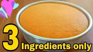 Easy Vanilla Sponge Cake Without Oven Recipe | How To Make Basic Sponge Cake | Simple Cake Recipe