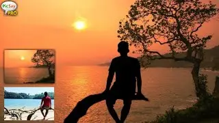 Cara Edit Siluet Sunset di Android | Picsay Pro