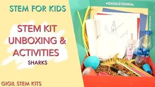 Sharks STEM Box | Shark Week for Kids | STEM for Kids | Science for Kids #sharkweek