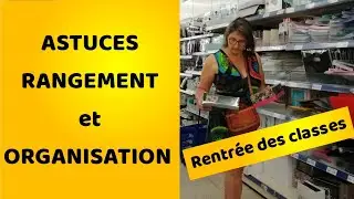 ORGANISATION SCOLAIRE : astuces rangement et organisation [ACTION et IKEA]