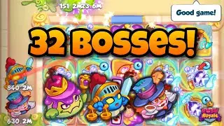 32 BOSSES! ⚔️ How Can We Even Win? 🔥 Rush Royale