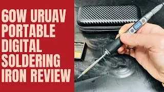 URUAV 60W Portable Digital Soldering Iron Review