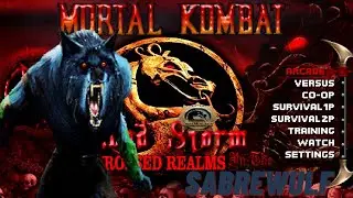 Mortal Kombat Blood Storm Vs Krossed Realms (Sabrewulf)