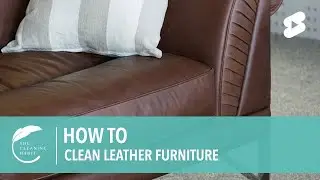 How To Clean Leather Furniture #shorts
