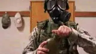 how to drink with a gasmask