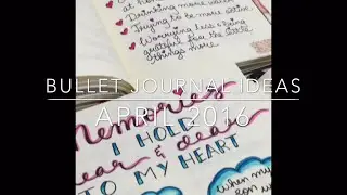 Bullet Journal Ideas