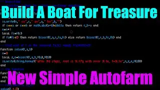 Build A Boat For Treasure |Hack/Script| New Simple Autofarm |