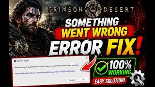 Crimson Desert Something Went Wrong Error Fix (2026) | Codefusion Demon Slayer Fix | 100% Working