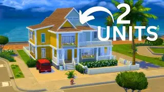 Duplex by the water -Sims 4 Speed Build - Sims 4 For Rent
