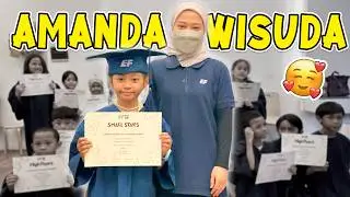 AKHIRNYA AMANDA WISUDA!! LULUS LES BAHASA INGGRIS!!