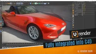Full Integration into C4D Teaser - U-RENDER
