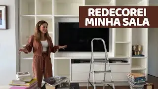 REDECOREI MINHA SALA!