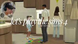 my first let’s play, meet the family & mod glitches. — growing together. (sims 4 let’s play)