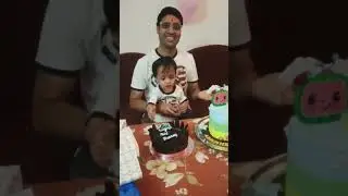 Toddler's Expressions to his 2nd Bday Celebration Arrangements! It was all three of ours Birthday!