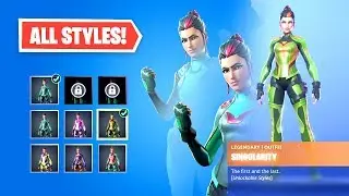 How to UNLOCK FORTNITE SINGULARITY STYLES - ALL 5 HIDDEN HELMET LOCATIONS